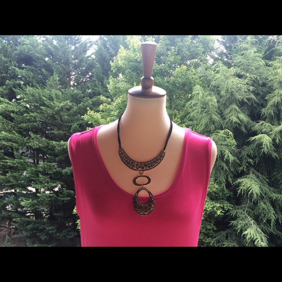 Calvin Klein Pink Maxi Dress ~ Large - Picture 11 of 11